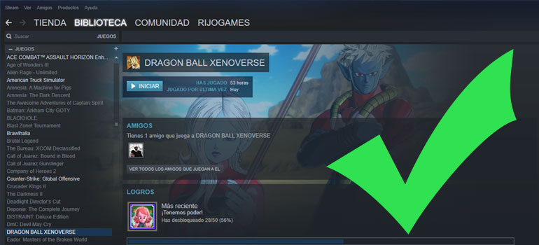 Como borrar partidas y avances de juegos en Steam
