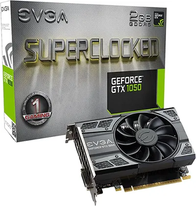 EVGA GeForce GTX 1050 SC Gaming, 2GB